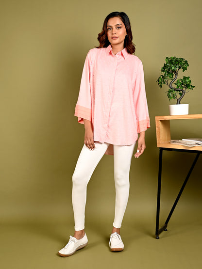 Pearl Embrace Blush Shirt - Amore