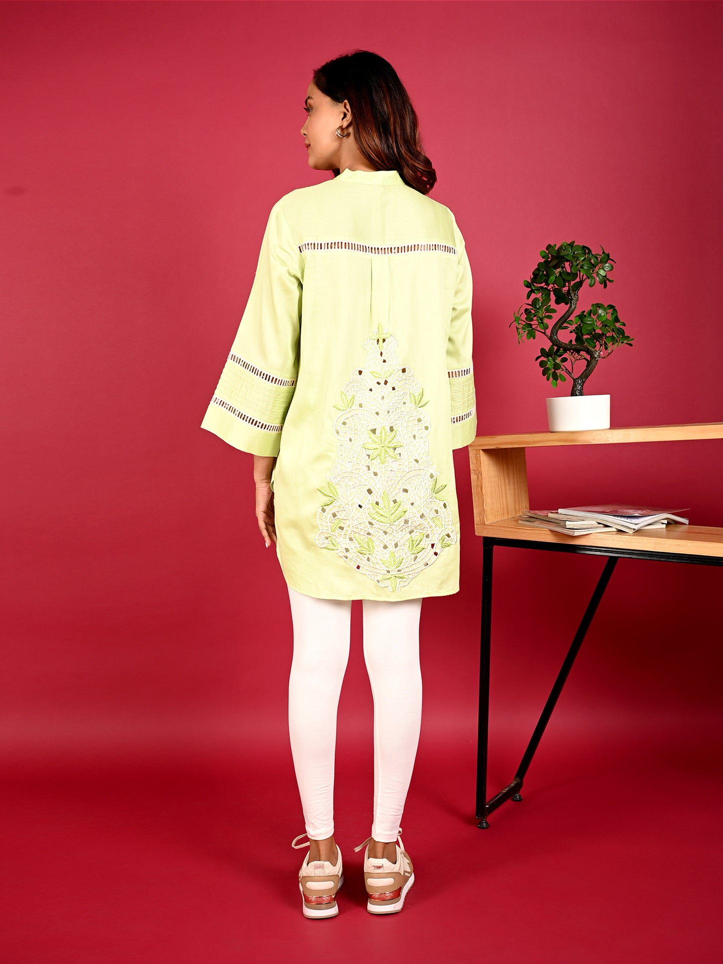 Pistachio Floral Shirt - Amore