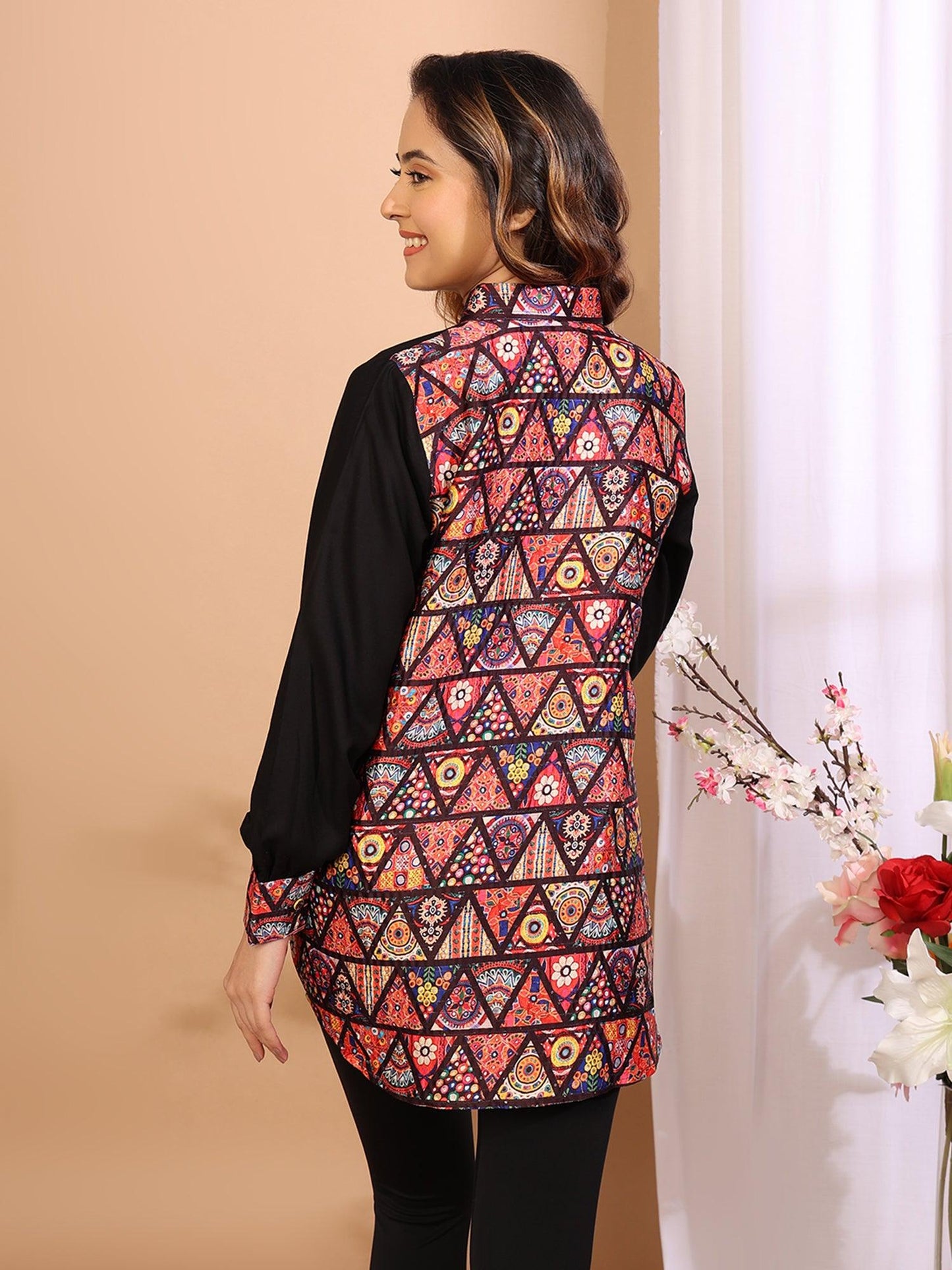 Chromatic Prism Accents Shirt - Amore