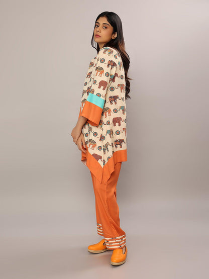 Tusker Tangerine Coord Set - Amore