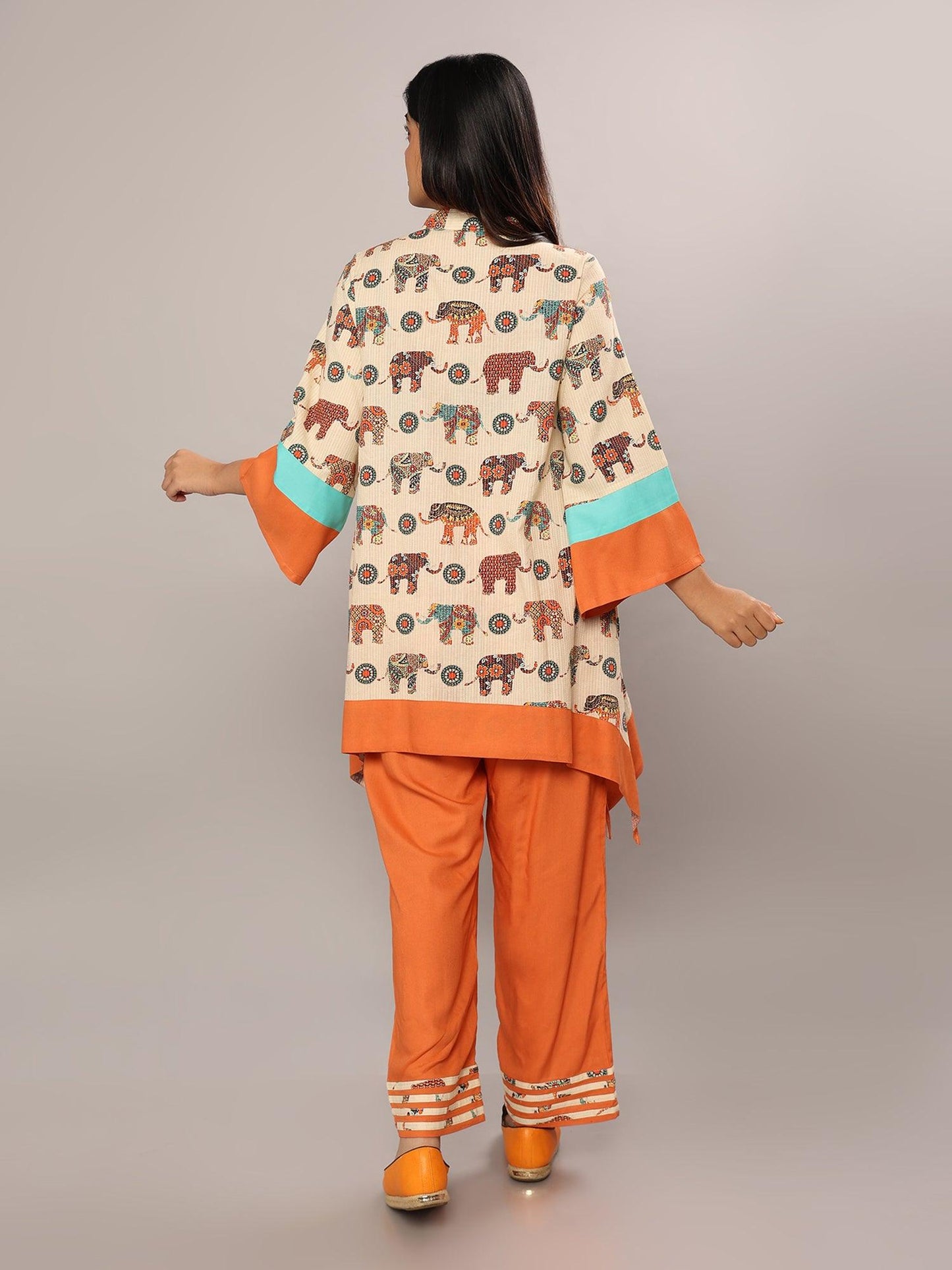 Tusker Tangerine Coord Set - Amore