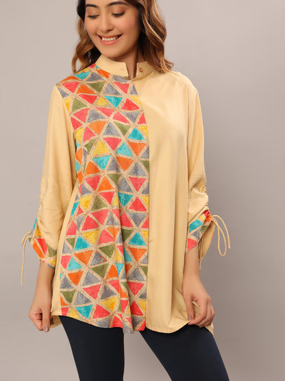 Sunny Triangle Bliss Relaxed Fit Top - Amore