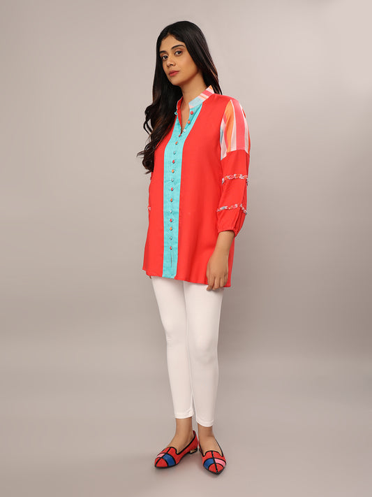 Colorful Carnival Casual Shirt - Amore
