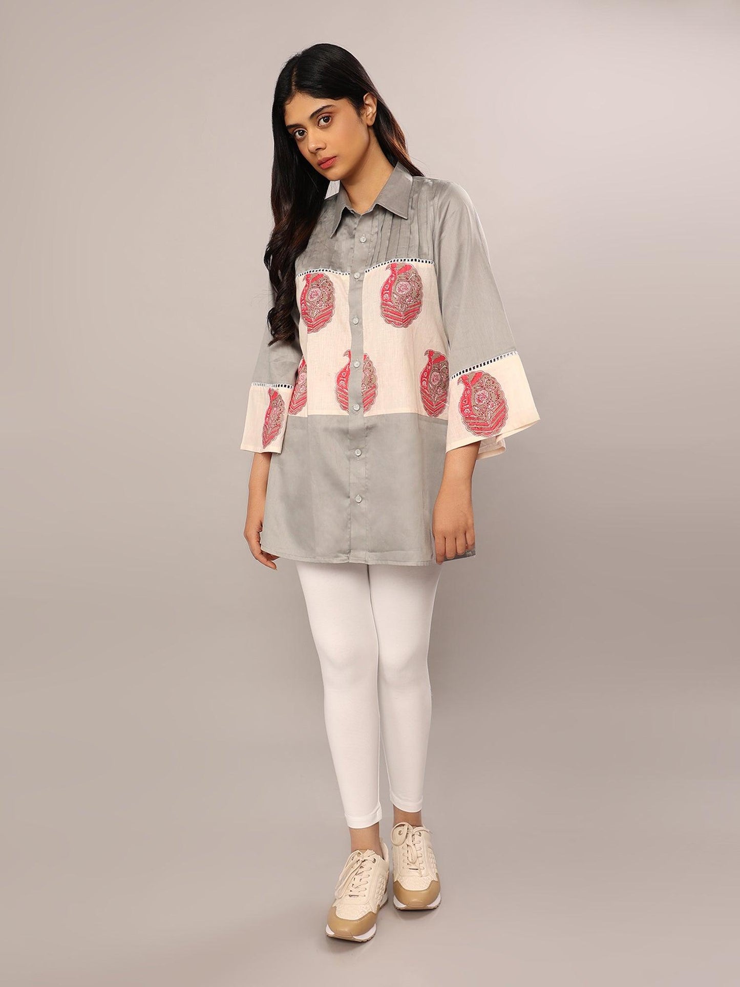 Pink Paisley Shirt - Amore